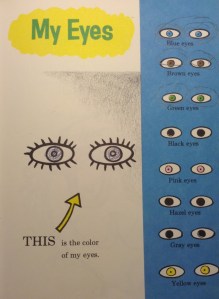 I still have blue eyes.