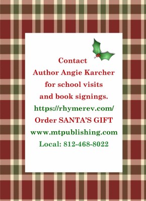 Santa's Gift postcard back