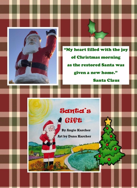 Santa's Gift Postcard front